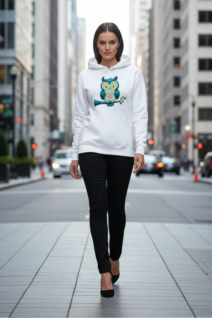 Motivating Owl Hoodie