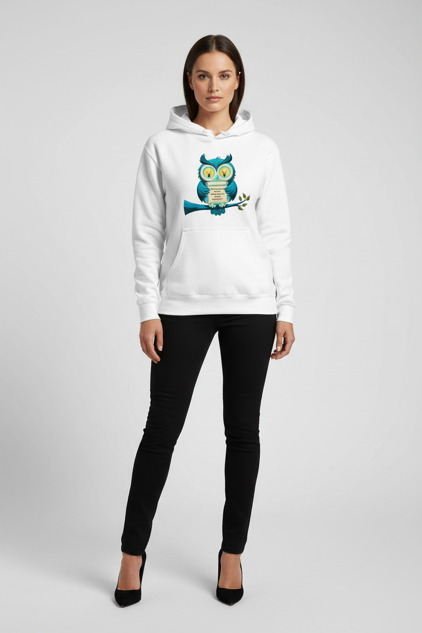 Motivating Owl Hoodie