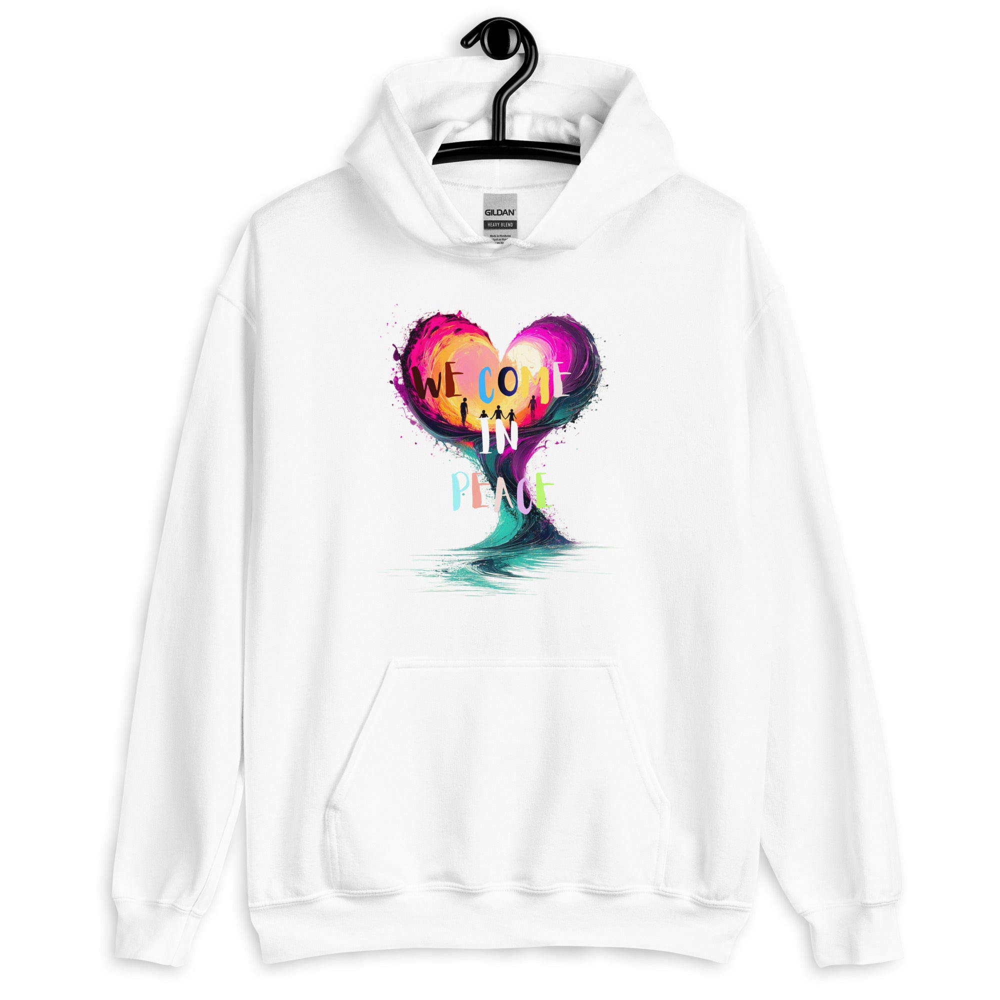 Streetwear hoodie with artistic print