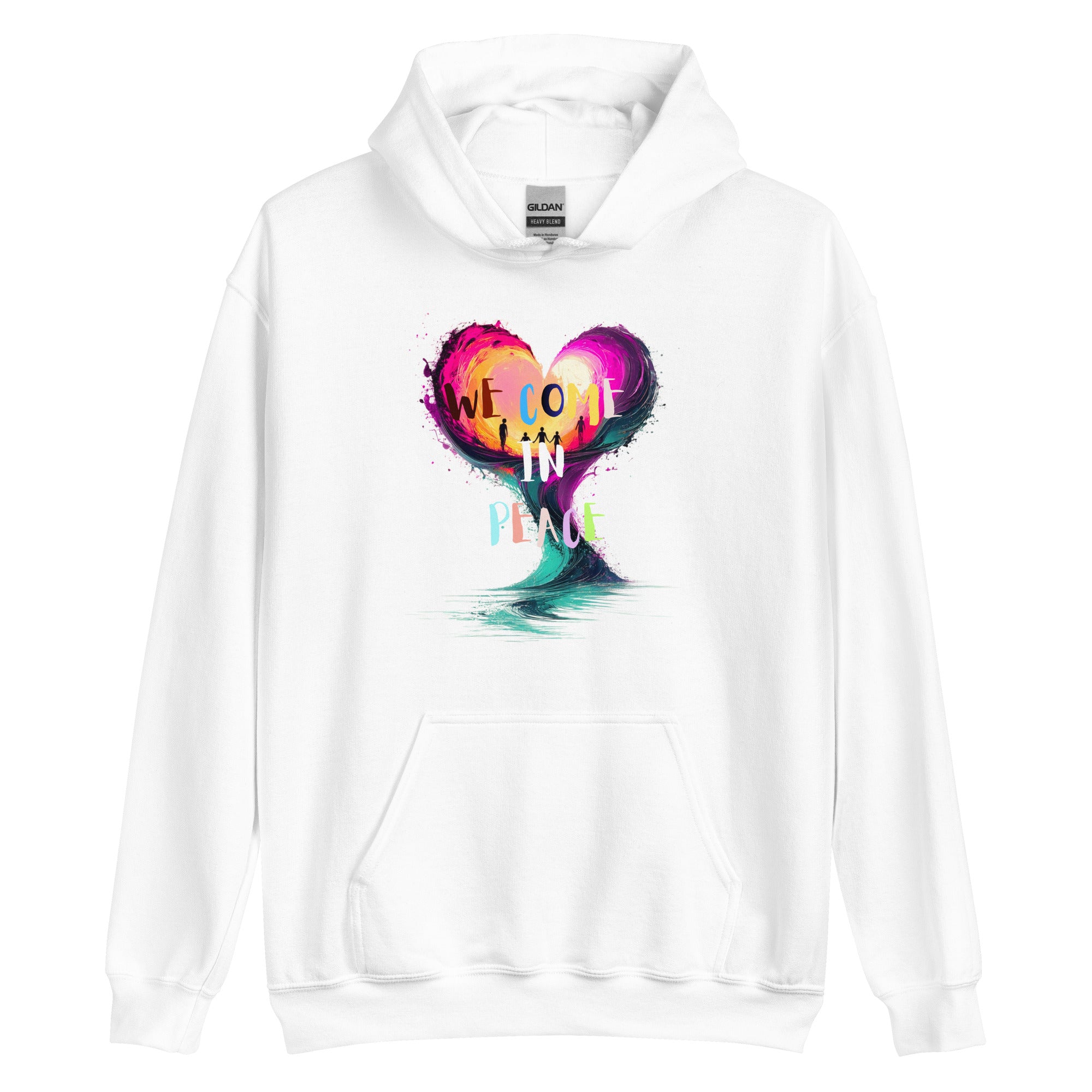 Inspirational hoodie with bold message