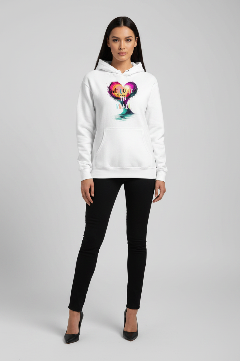 Inspirational Peace Graphic Hoodie
