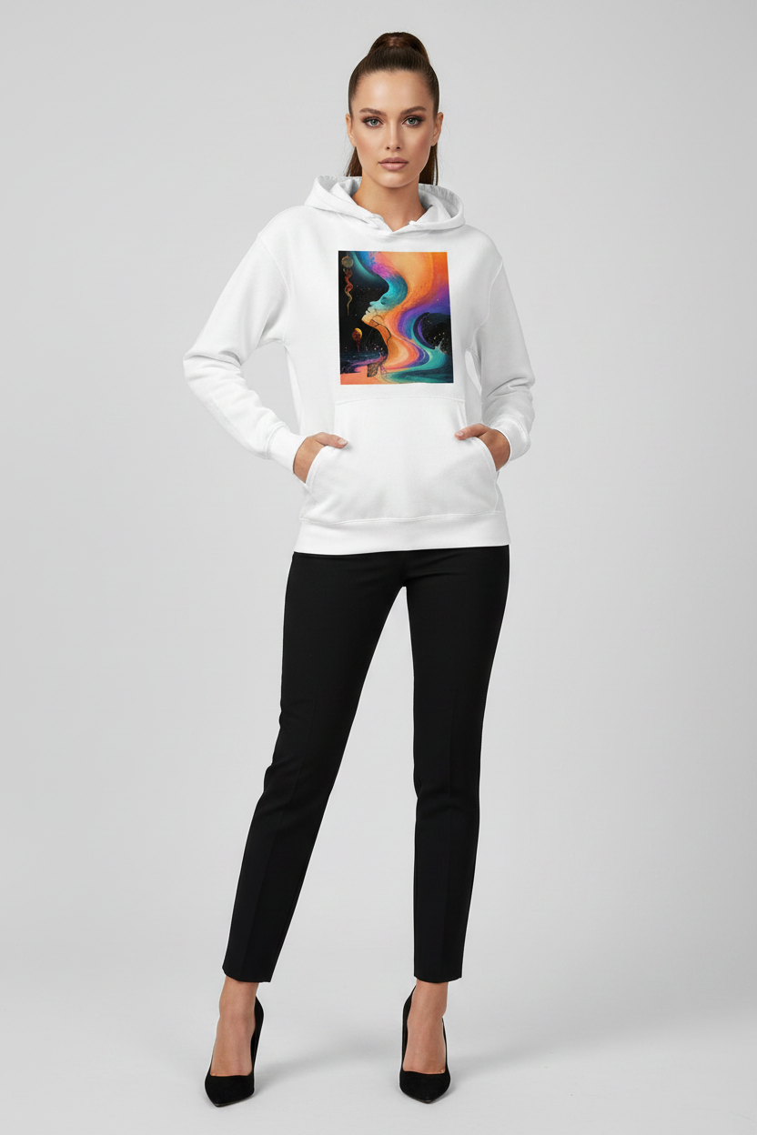 Inner Harmony Abstract Art Hoodie
