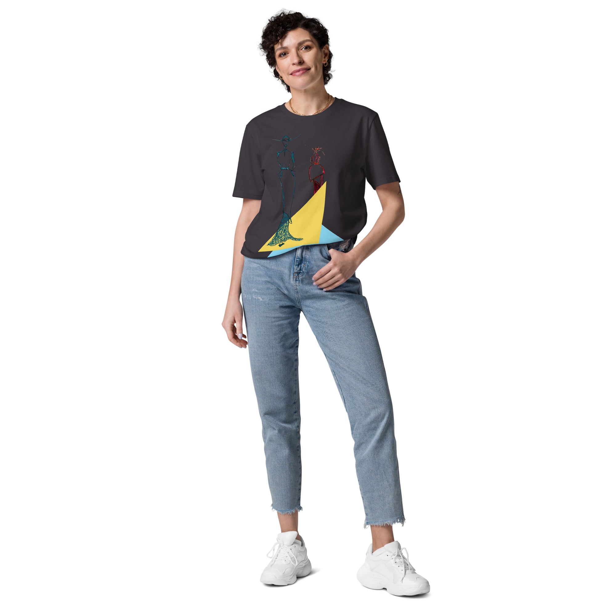 modern artistic t-shirt fashion sketch design minimal