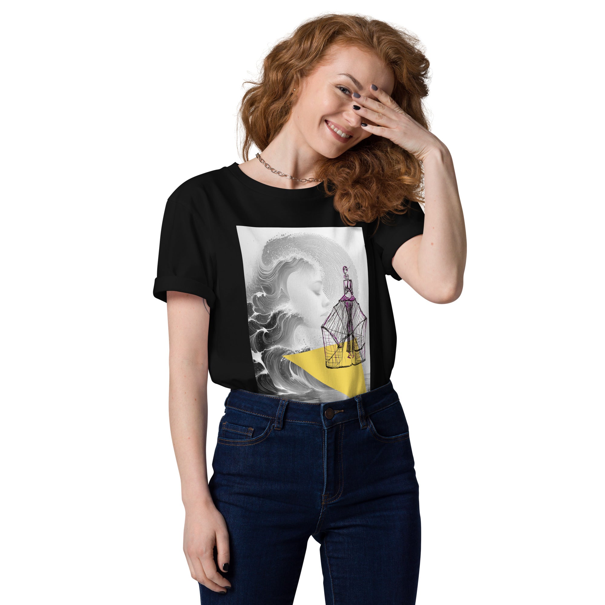 Contemporary fashion graphic shirt