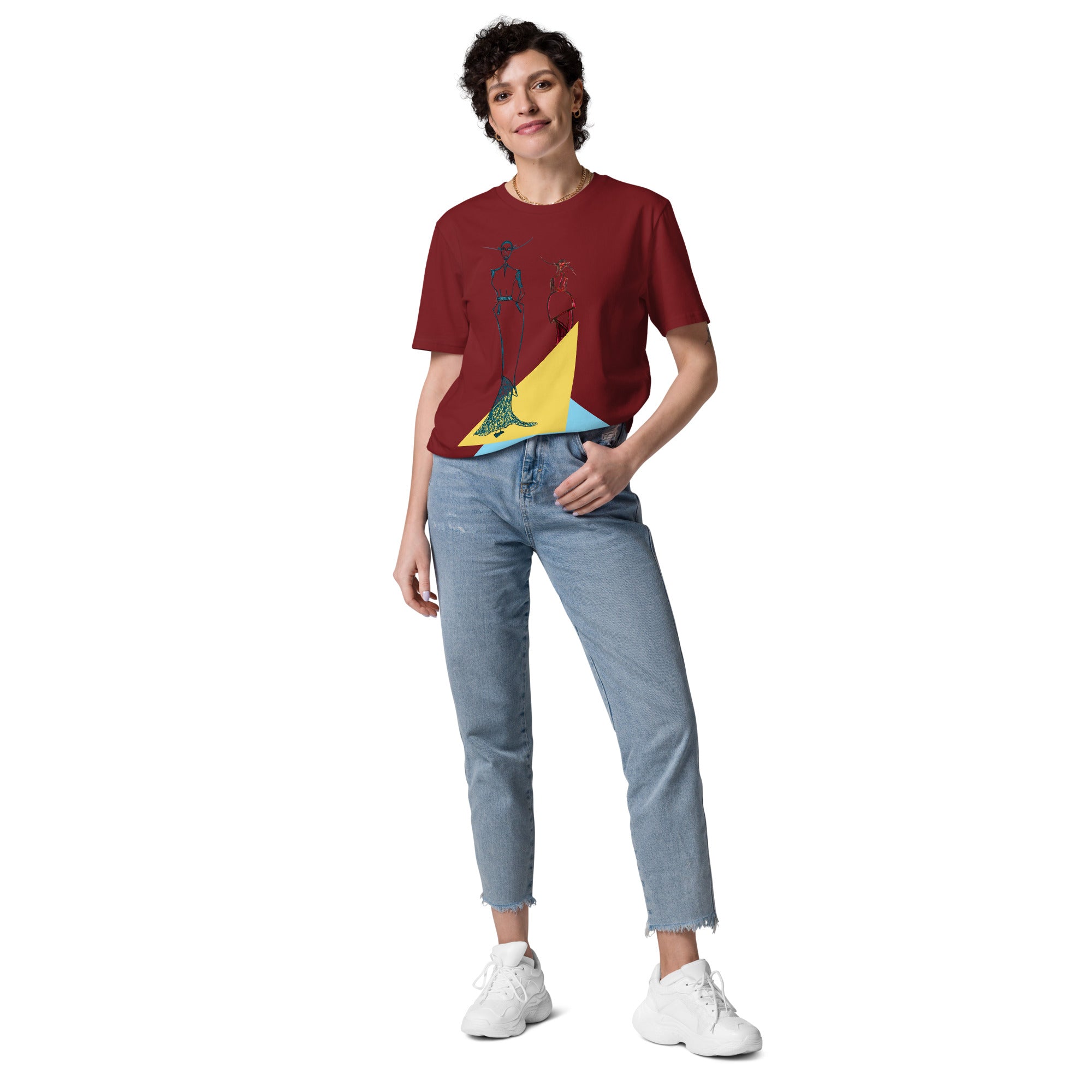 minimalist fashion art tee abstract sketch clothing