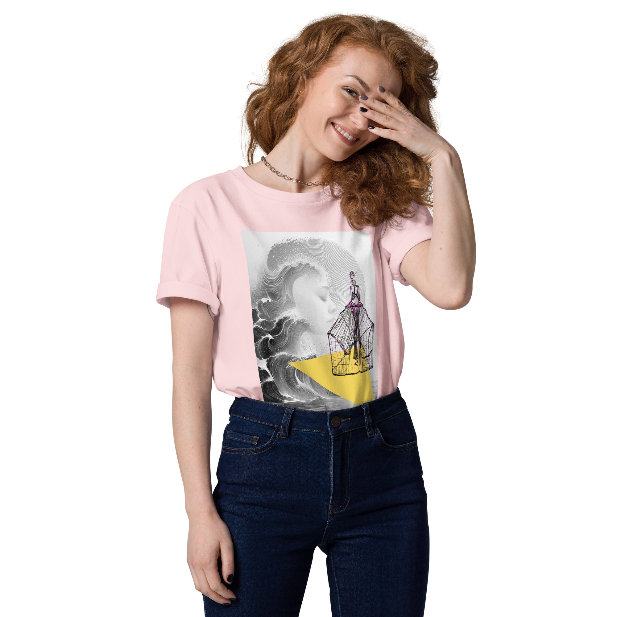 Streetwear look with geometric design