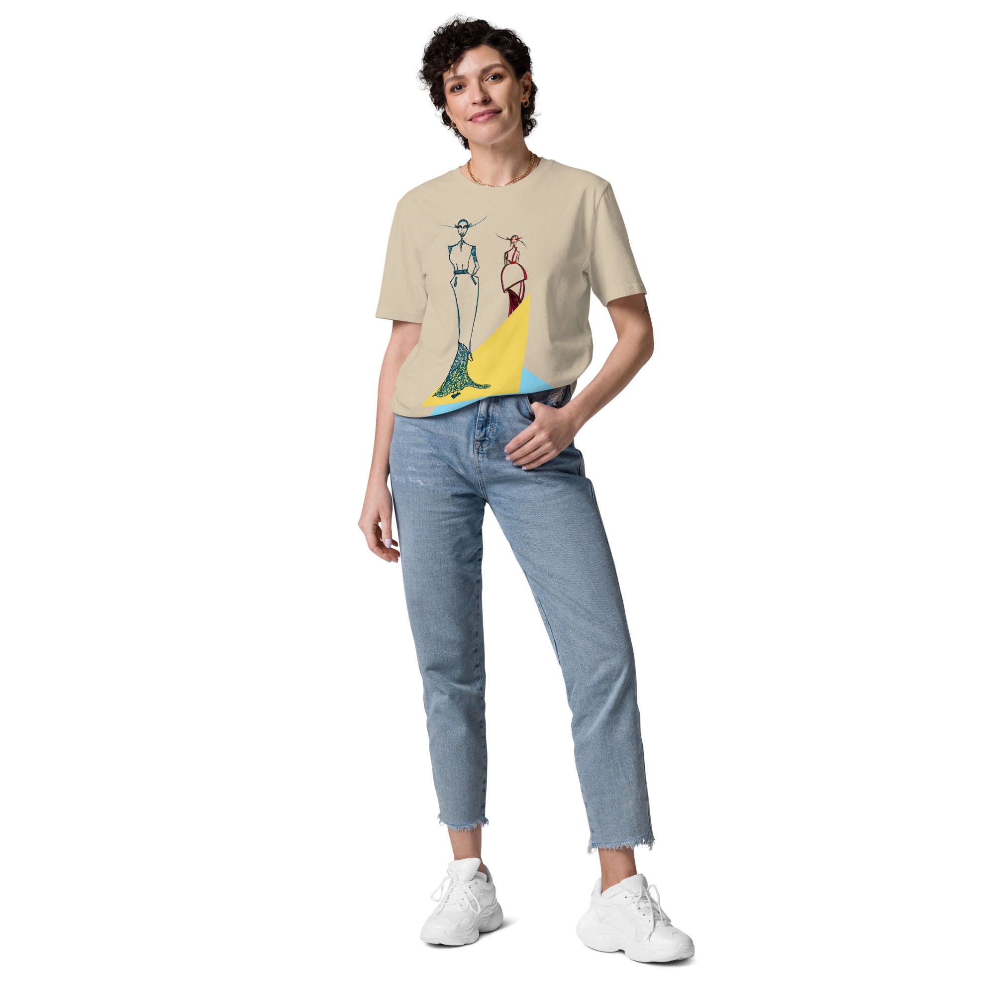 abstract geometric t-shirt fashion illustration tee