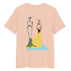 clean line art t-shirt geometric fashion illustration