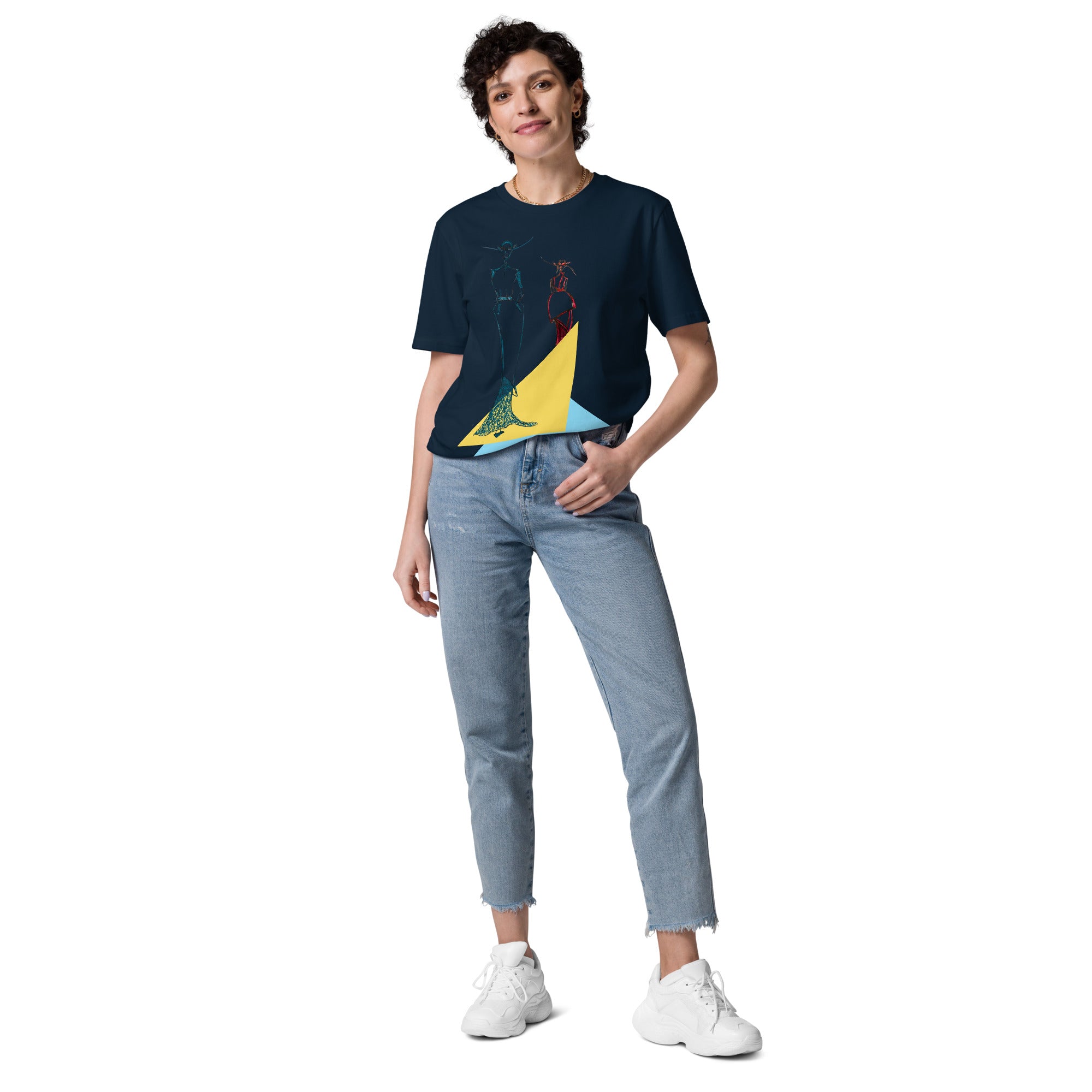 abstract fashion sketch tee minimalist designer style