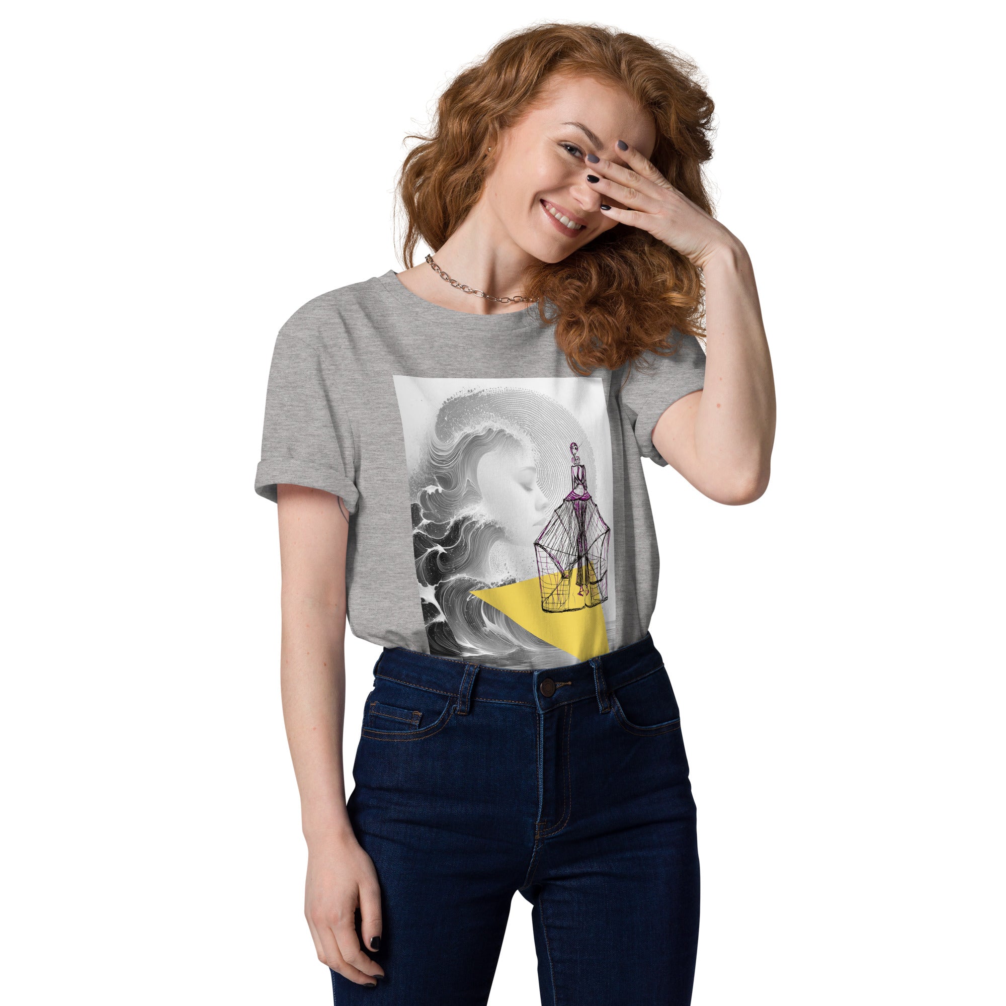 Creative geometric fashion t-shirt