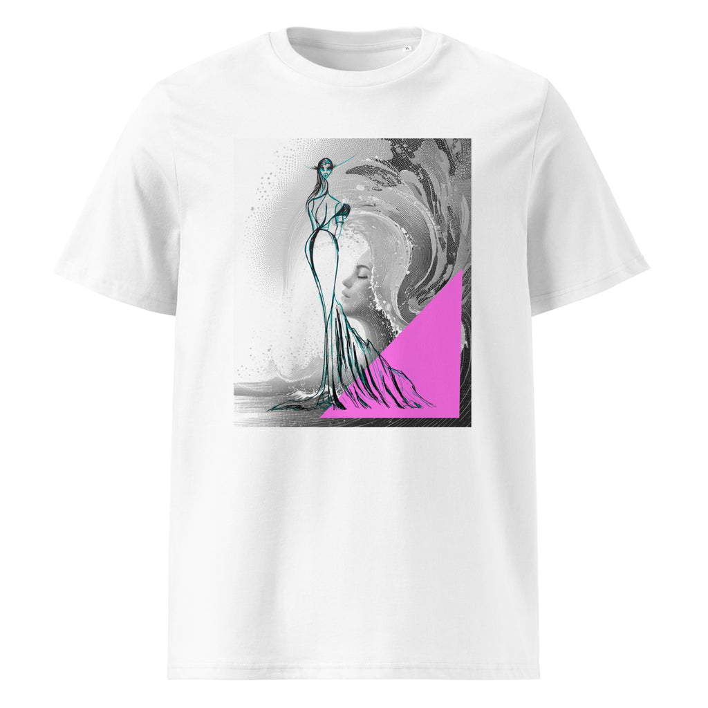 Streetwear outfit with ocean graphic t-shirt