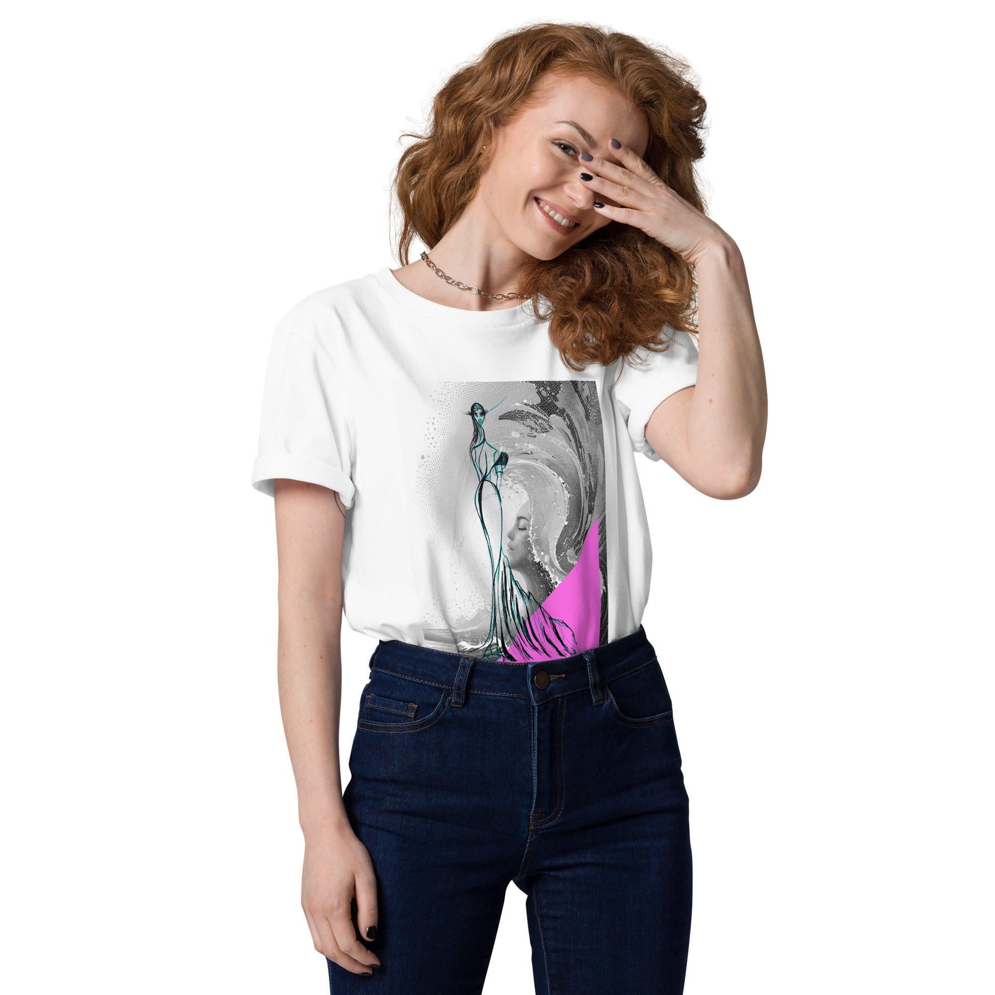 Contemporary art inspired fashion t-shirt