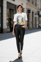 Ethereal Wave Abstract Graphic T-Shirt