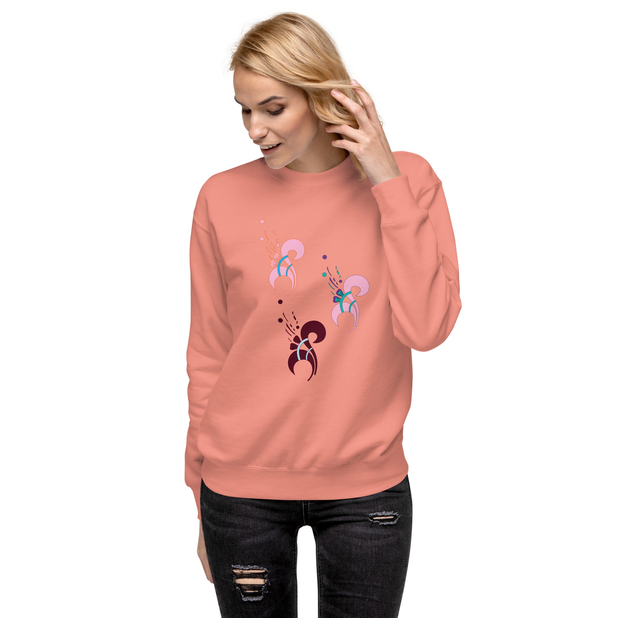 Floral Print Sweater