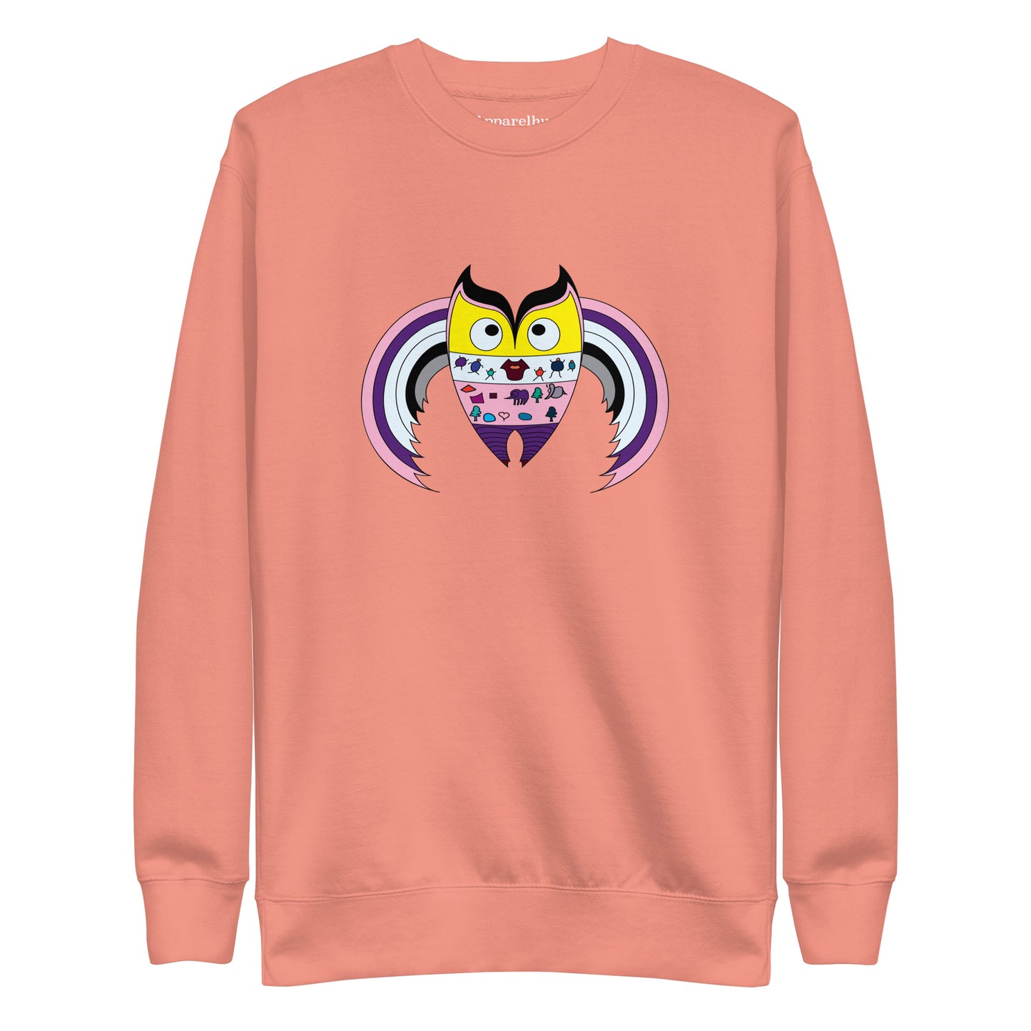 Fun and Playful Owl Sweatshirt Design, Premium Quality and Stylish, Cozy Sweater, Graphic Sweater