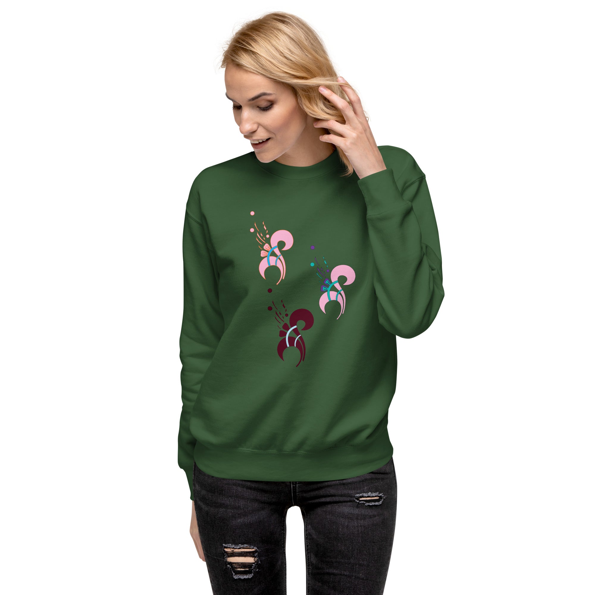 Floral Print Sweater