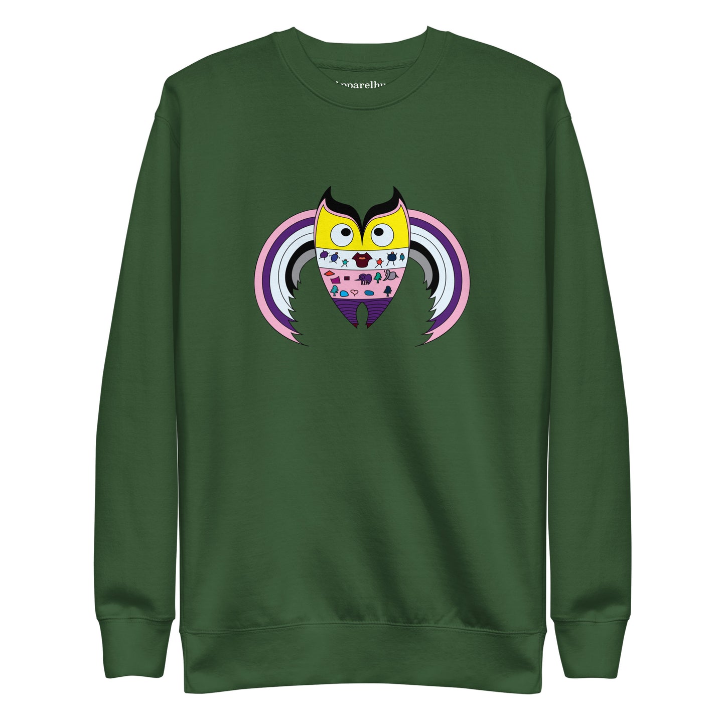 Fun and Playful Owl Sweatshirt Design, Premium Quality and Stylish, Cozy Sweater, Graphic Sweater