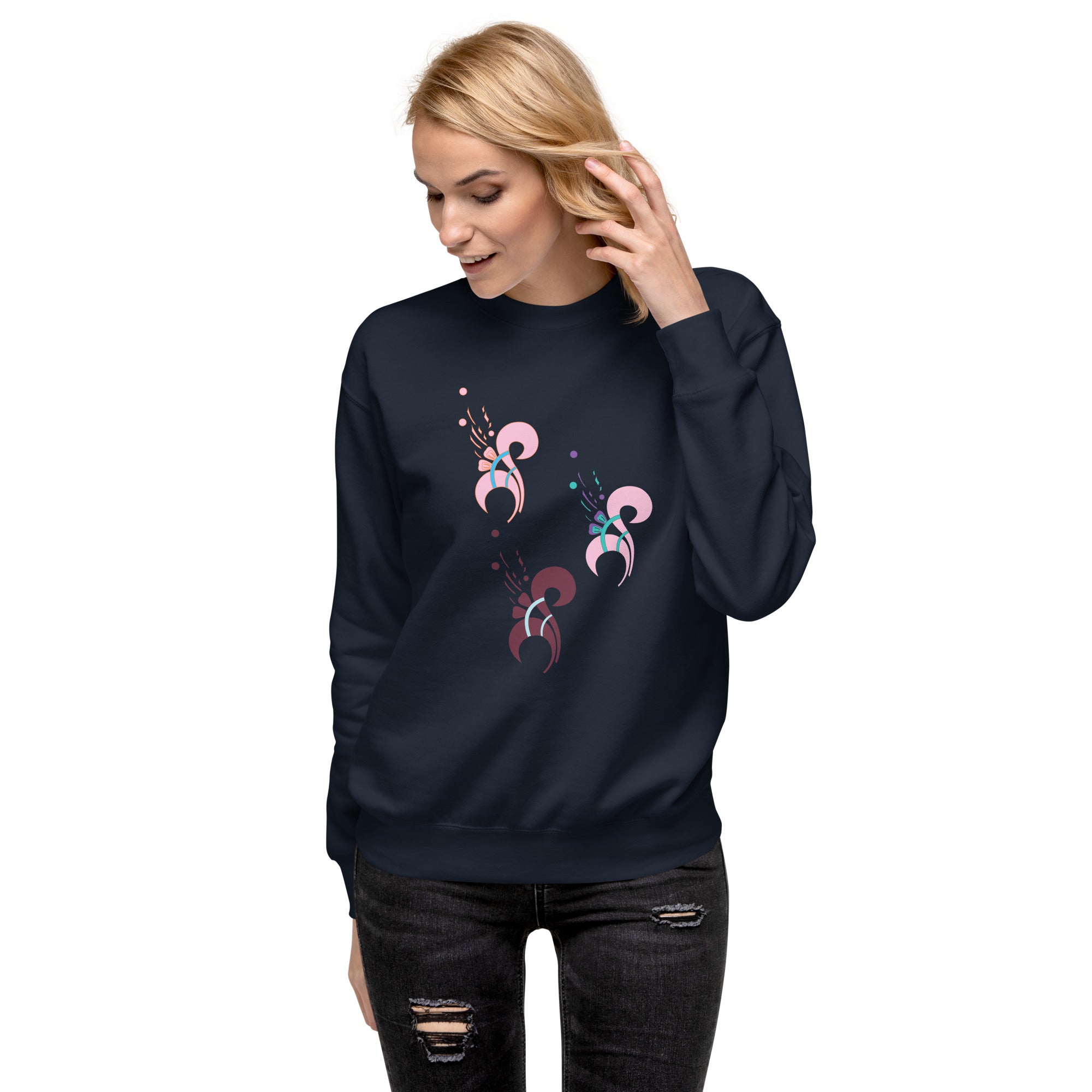 Floral Print Sweater