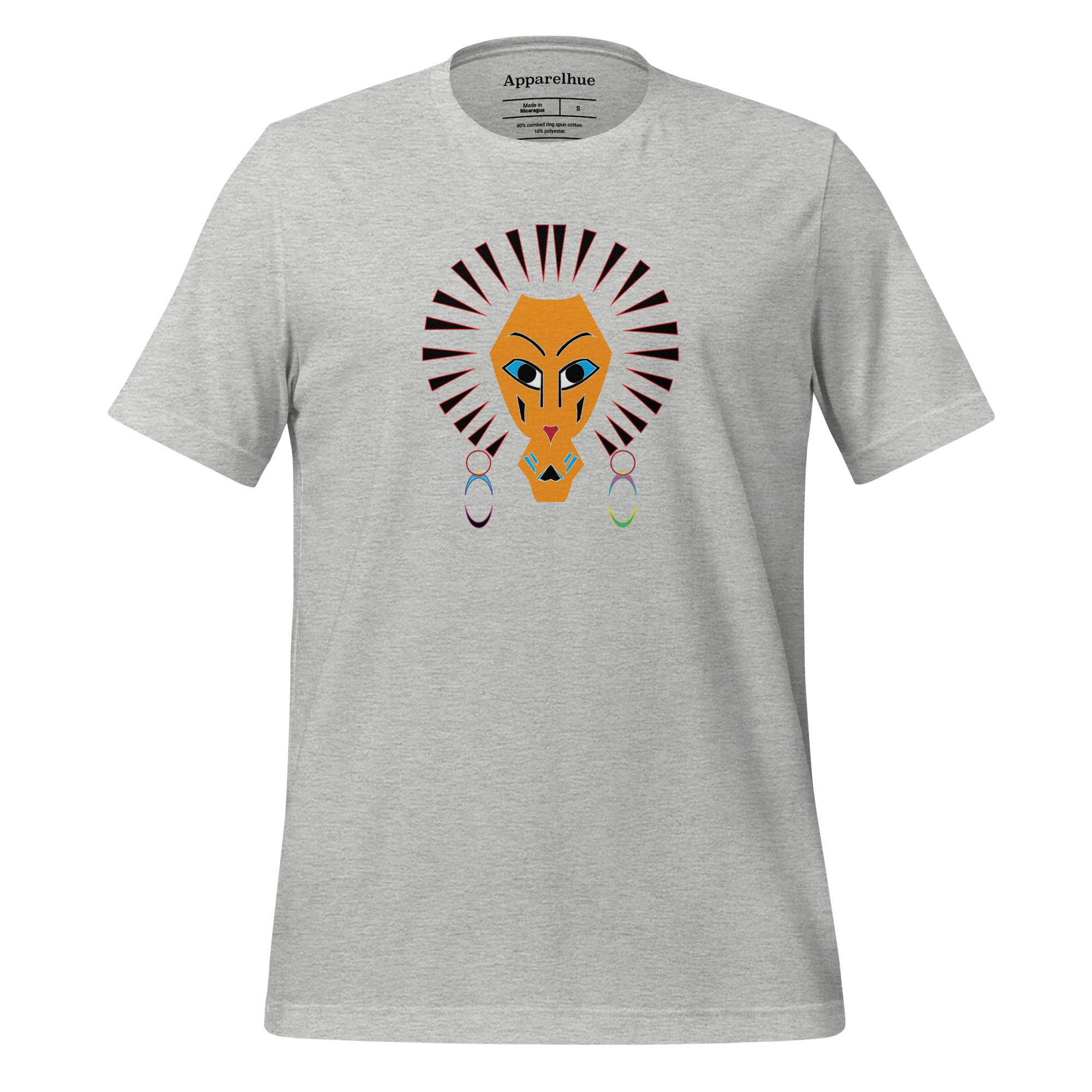 lion lovers fashion bold art t shirt outfit idea
