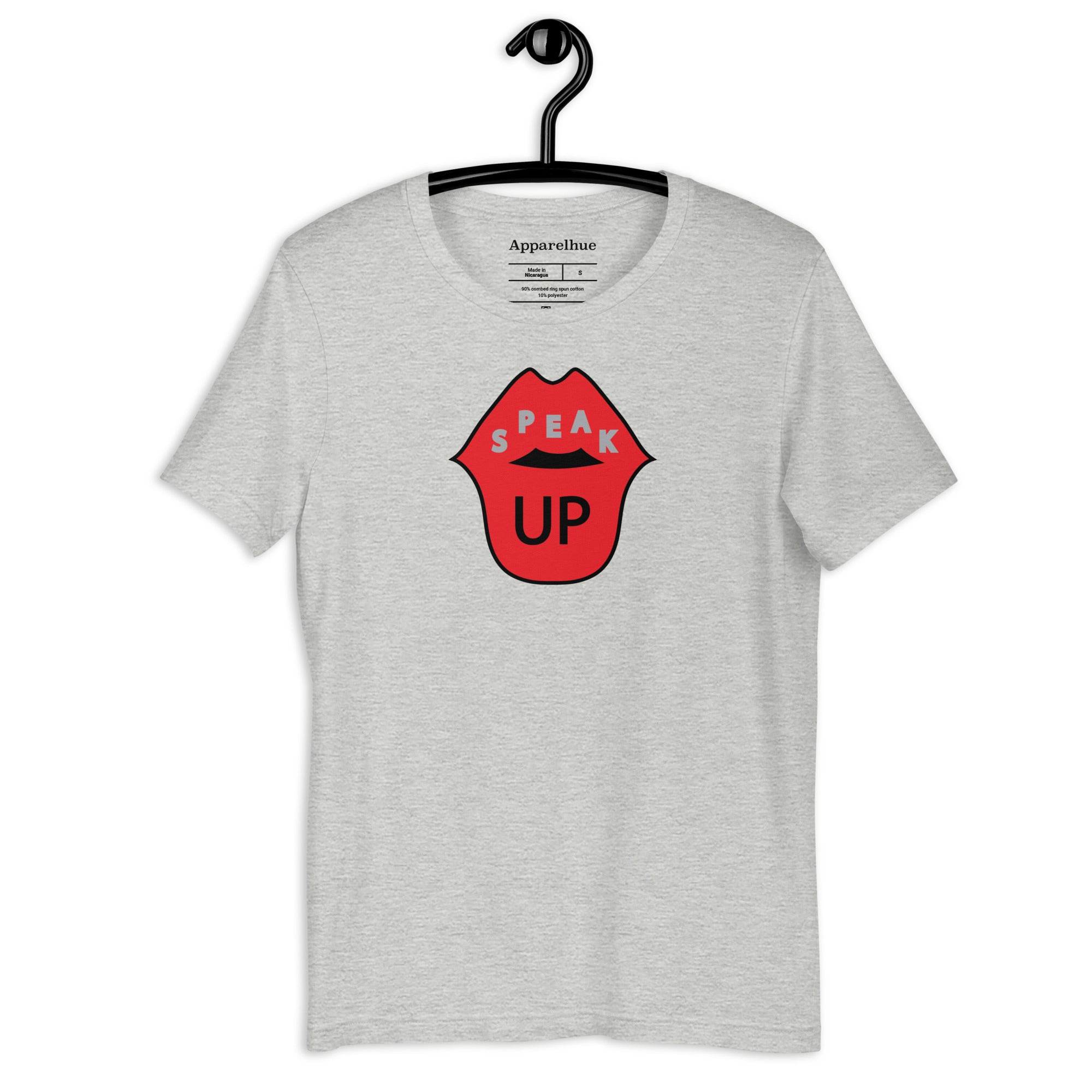 Athletic Heather Speak Up' tee