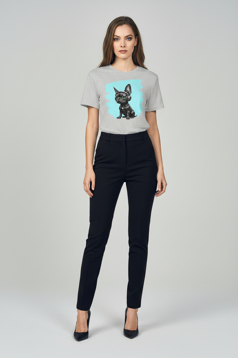 Earphones French Bulldog Tee