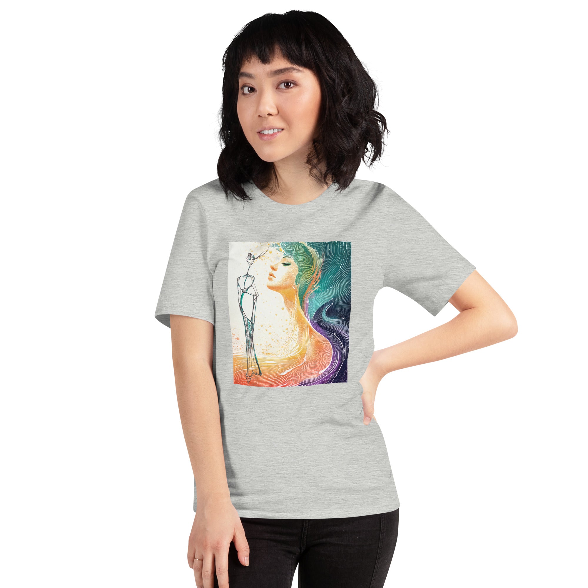 Creative artistic portrait t-shirt Apparelhue