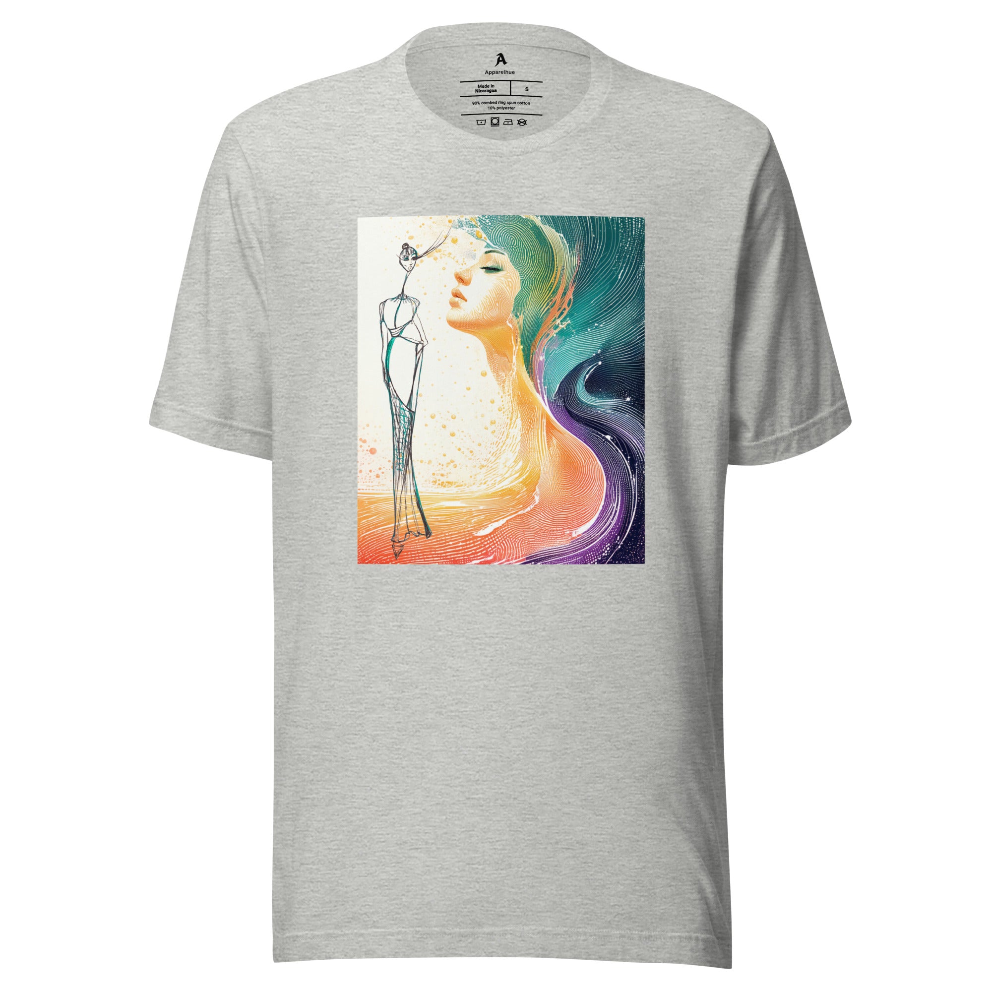 Product mockup Creative fashion art t-shirt design