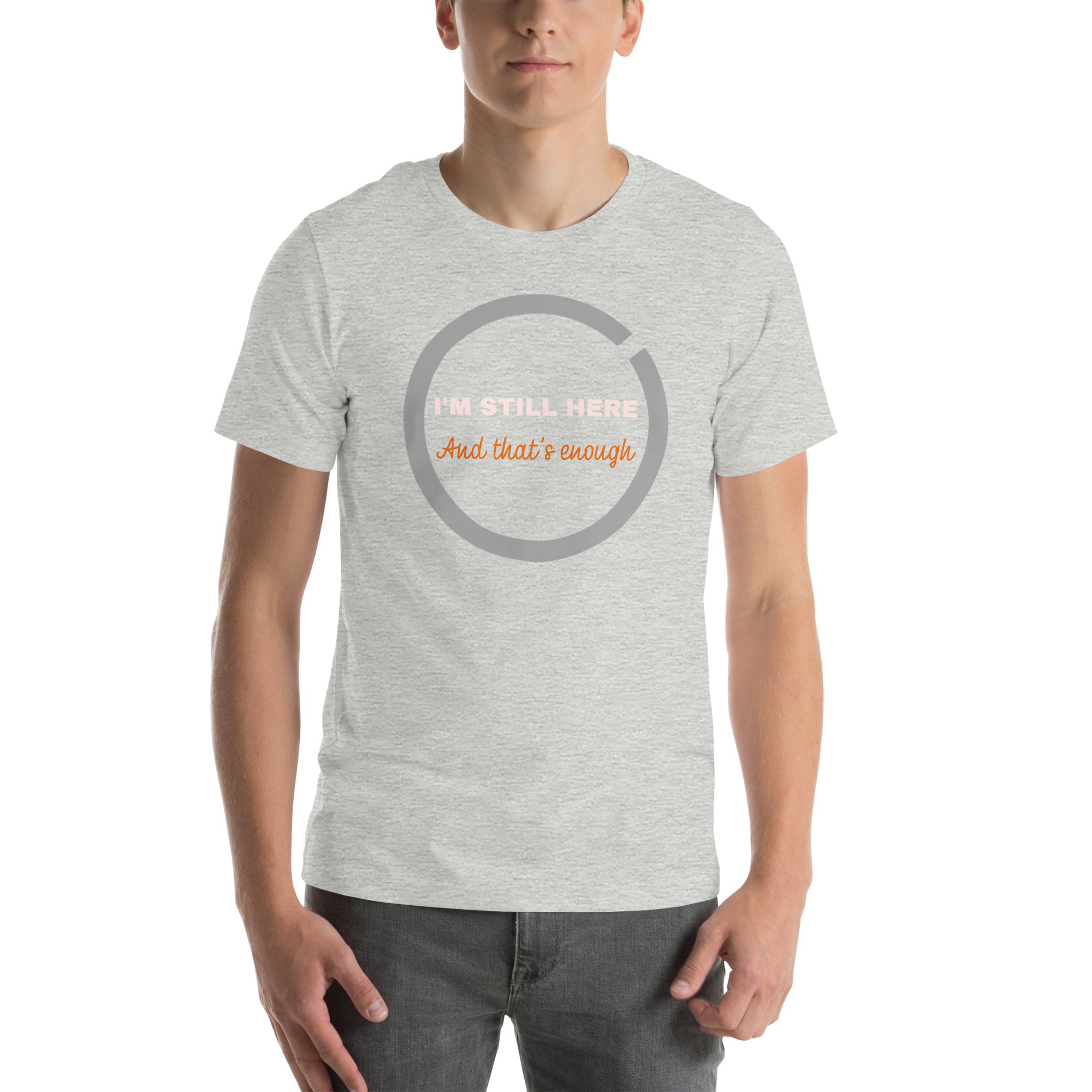 soft strength message t shirt outfit