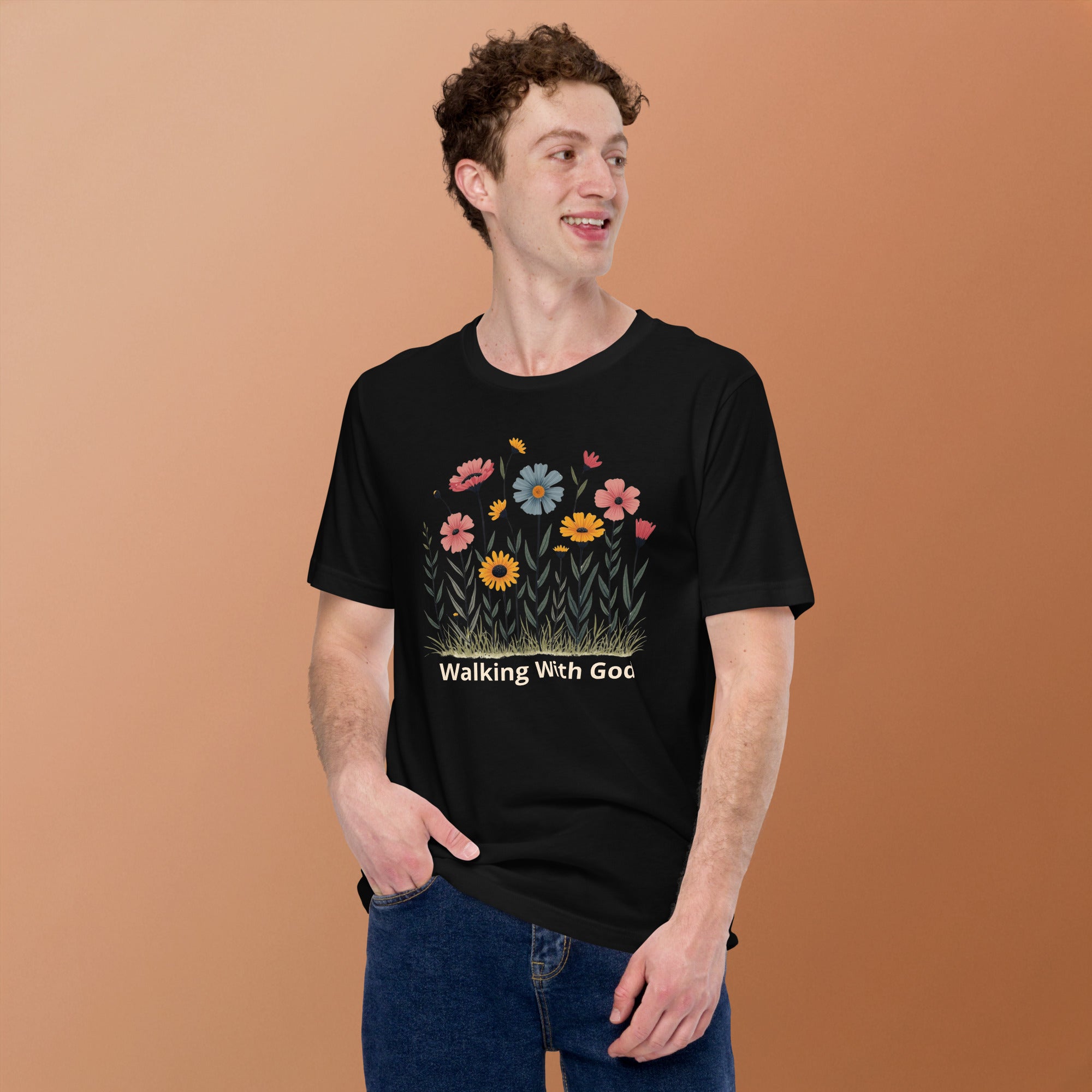 Christian streetwear Walking With God Tee