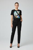 Expressive  Graphic Butterfly T-shirt