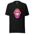 Unisex 'Say Something' slogan t-shirt, styled for a modern streetwear look, full length.