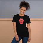 vintage-style 'Speak Up' print t-shirt, perfect for streetwear or comfort