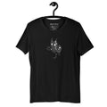 High-resolution photograph of the butterfly print on the women's tee, emphasising the intricate wing patterns.