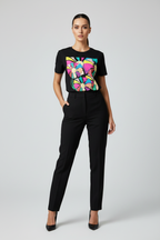 Trendy Boho Flower Graphic Tee