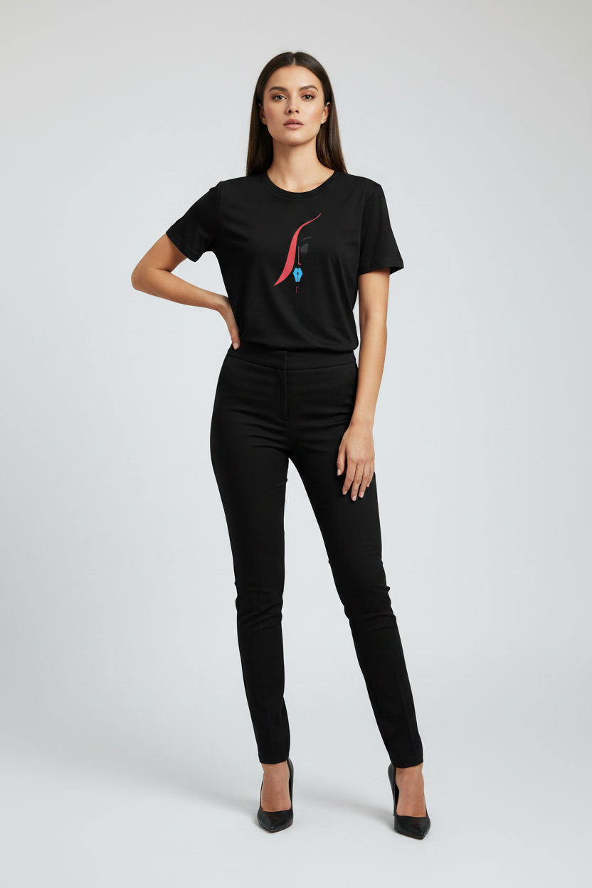 Unique Face Illustration Tee