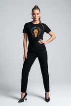 Artistic Lion Graphic T-Shirt