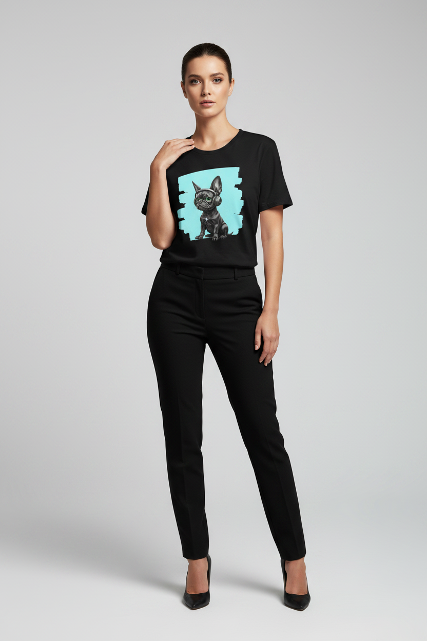 Earphones French Bulldog Tee