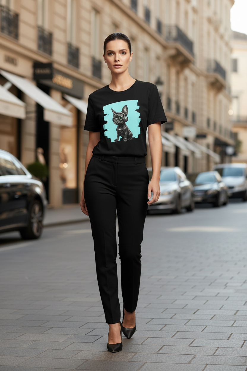 Earphones French Bulldog Tee