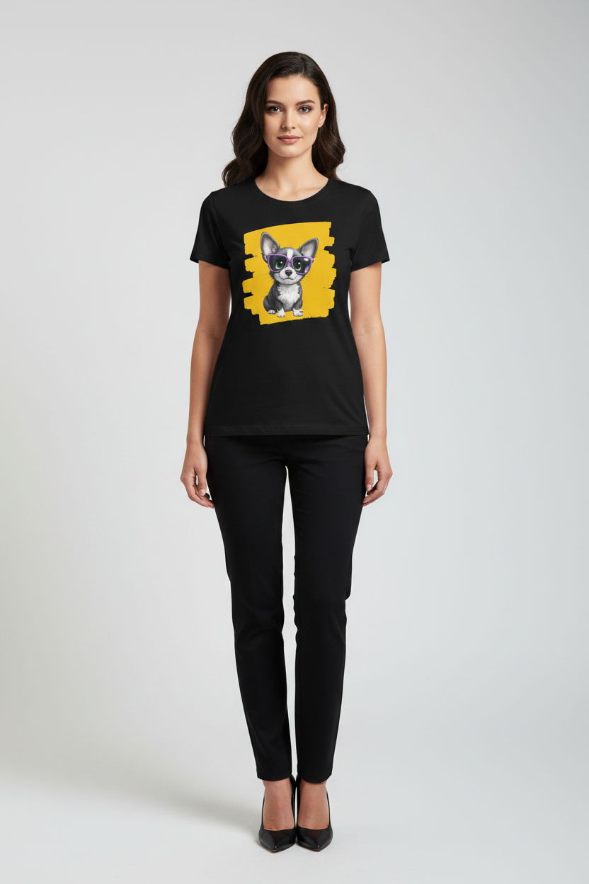 Retro Corgi Spectacles T-Shirt