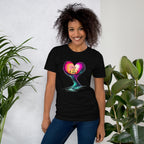 Inspirational we choose love heart art t-shirt
