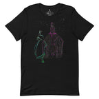elegant figure linework t shirt detail
