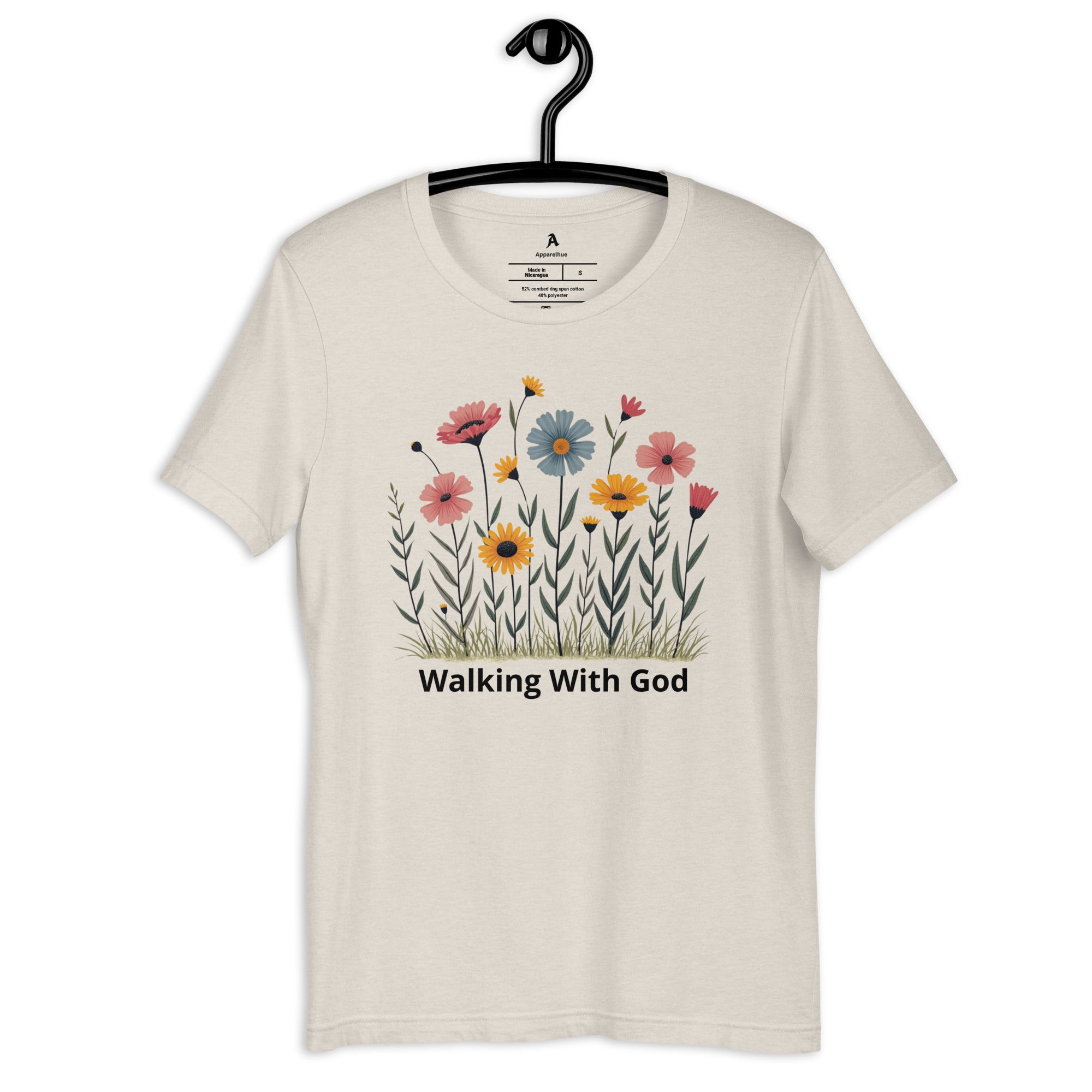 Heather Dust Walking With God t-shirt