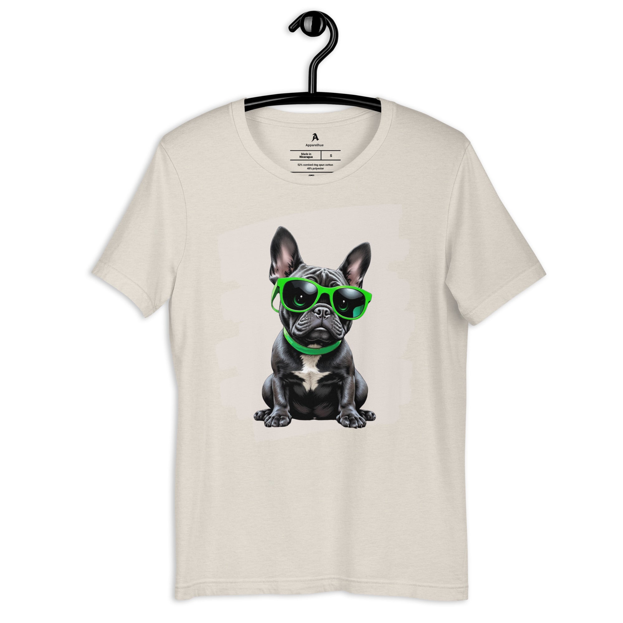 Contemporary pet-themed art for urban fashion and casual wear.