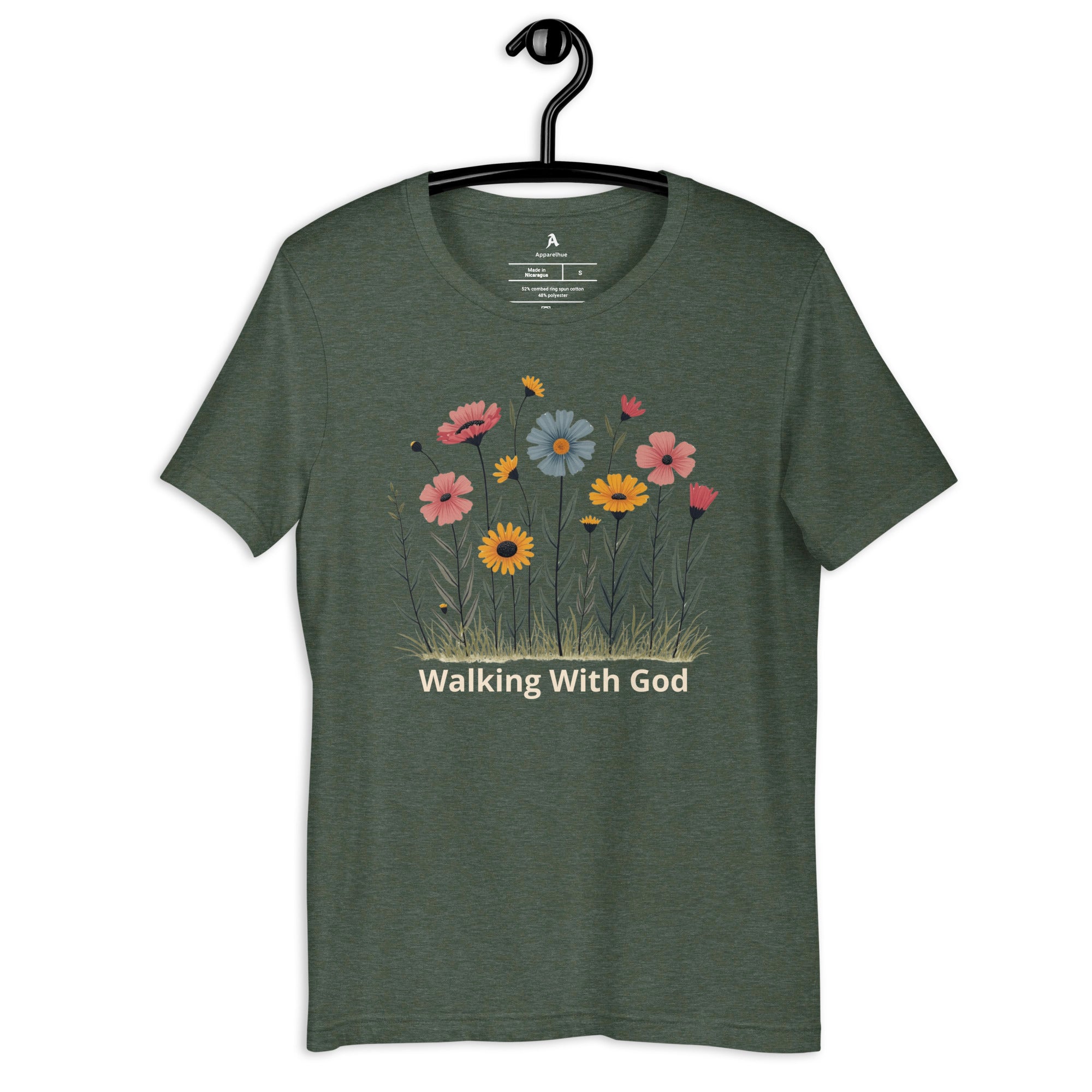 Heather Forest Walking With God T-Shirt