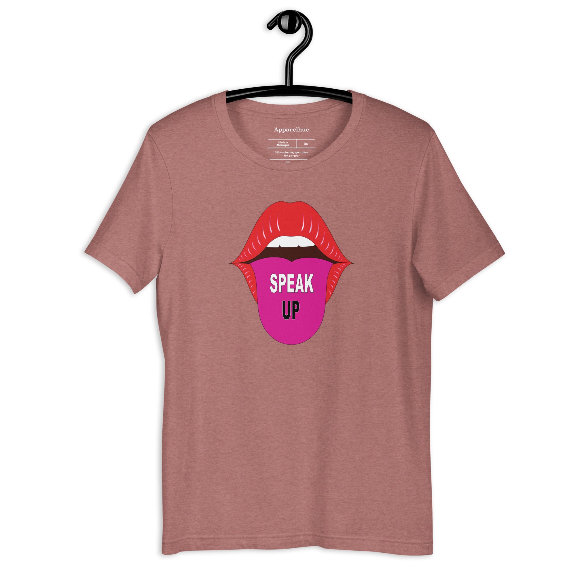 Back view of the Apparelhueart t-shirt showing the reinforced neckline.