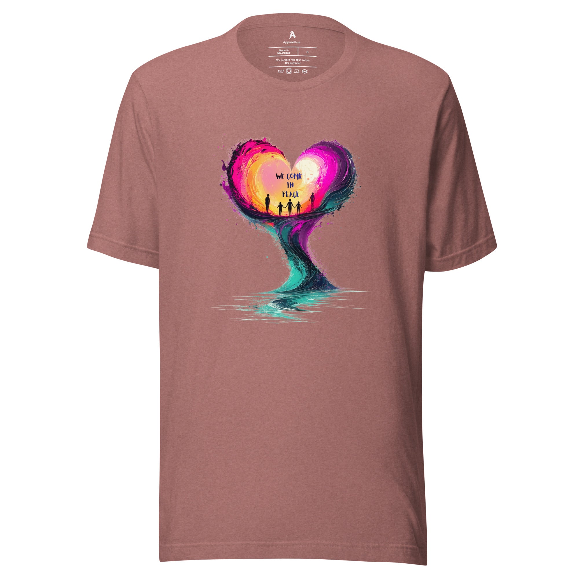 Artistic streetwear graphic tee unity design