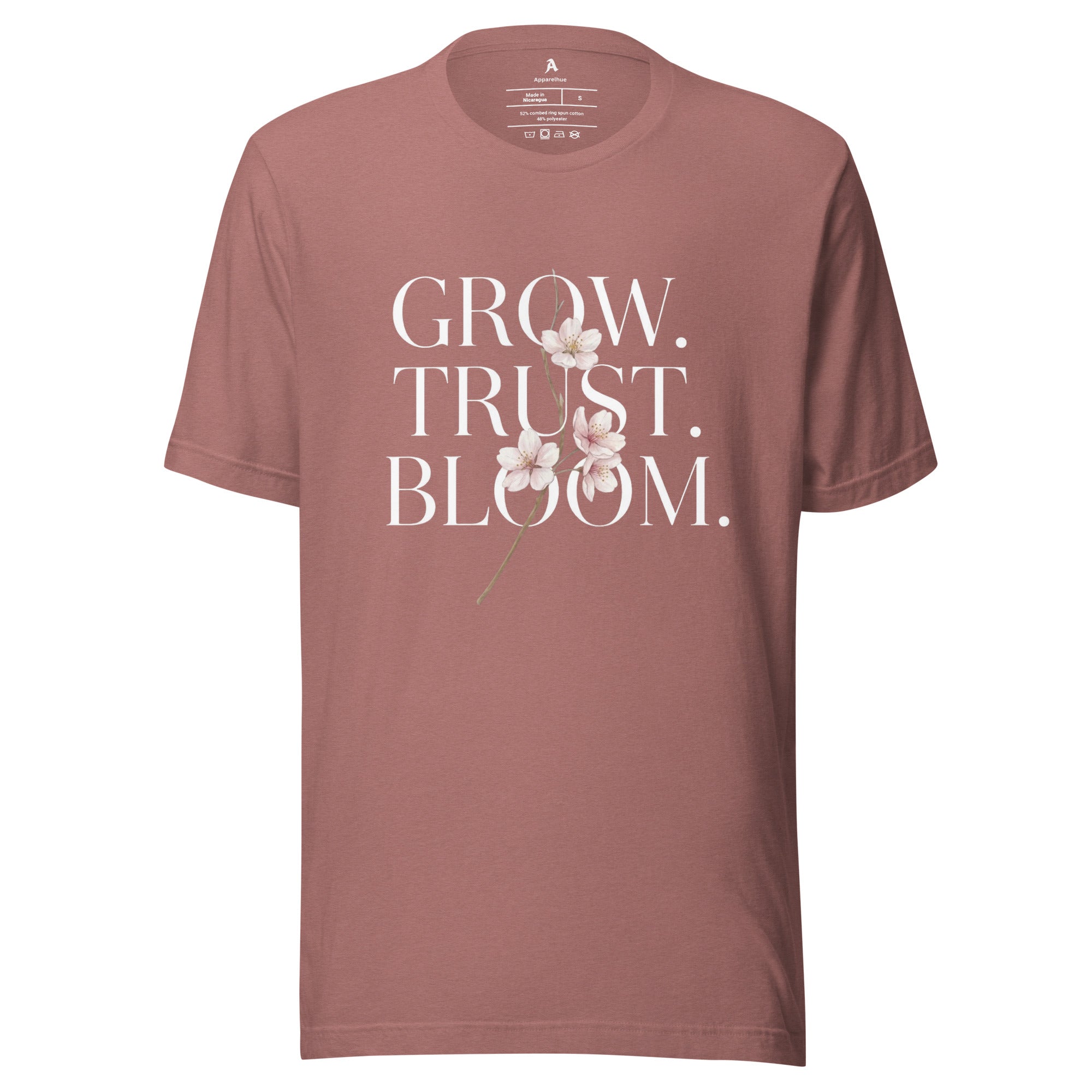 Grow Trust Bloom T-shirt casual everyday fashion look