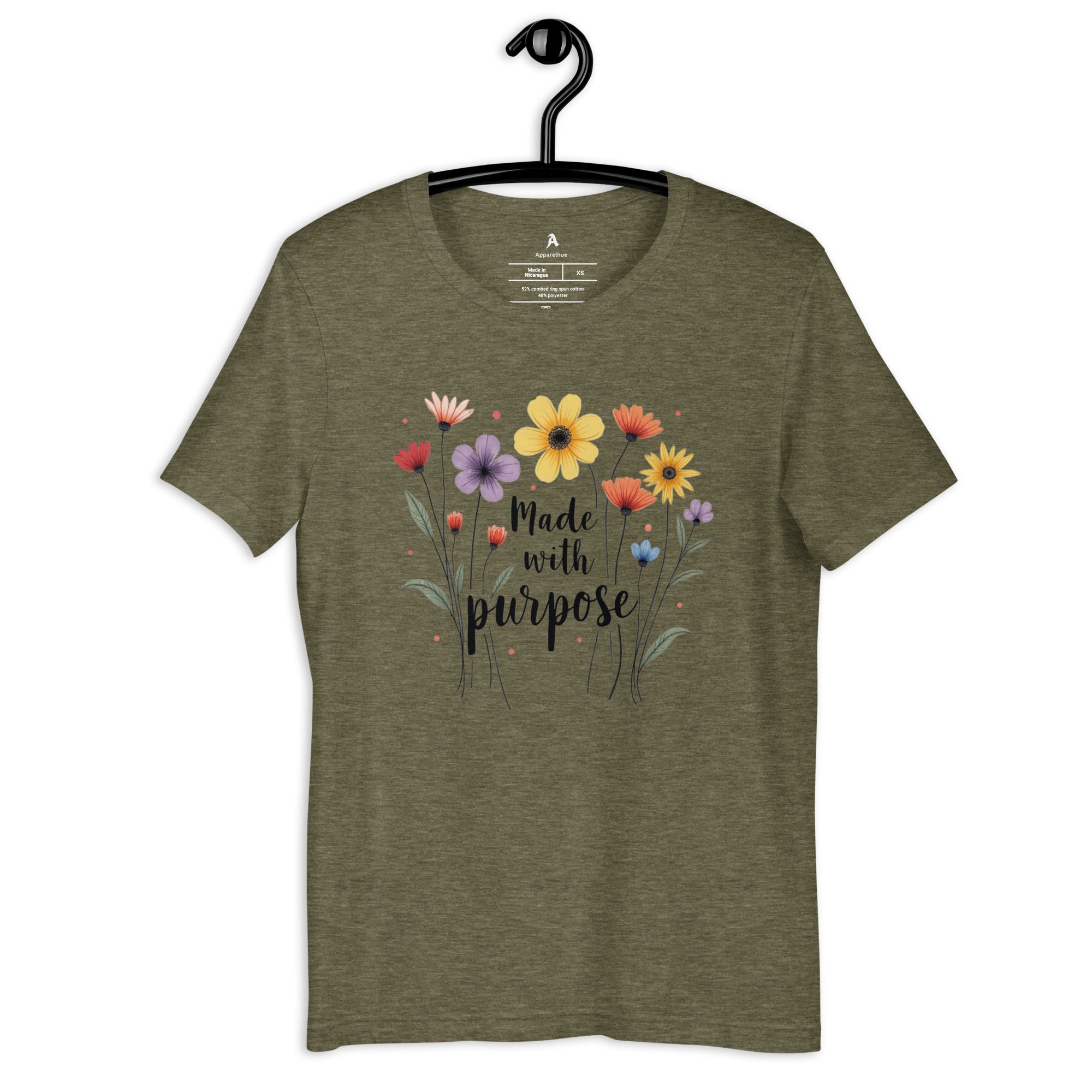 faith inspired purpose t shirt