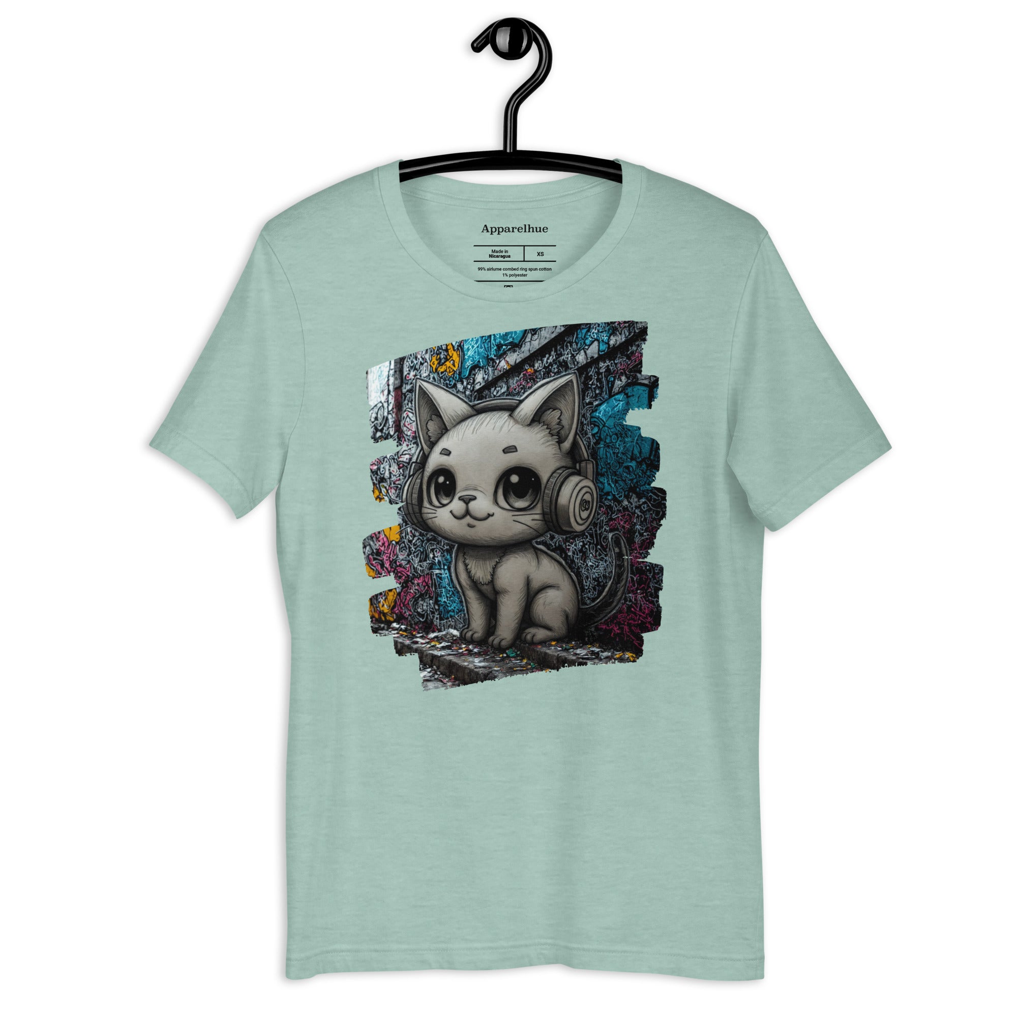 artistic animal graphic t-shirt