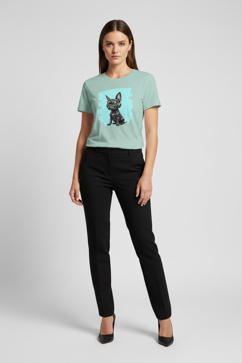 Earphones French Bulldog Tee